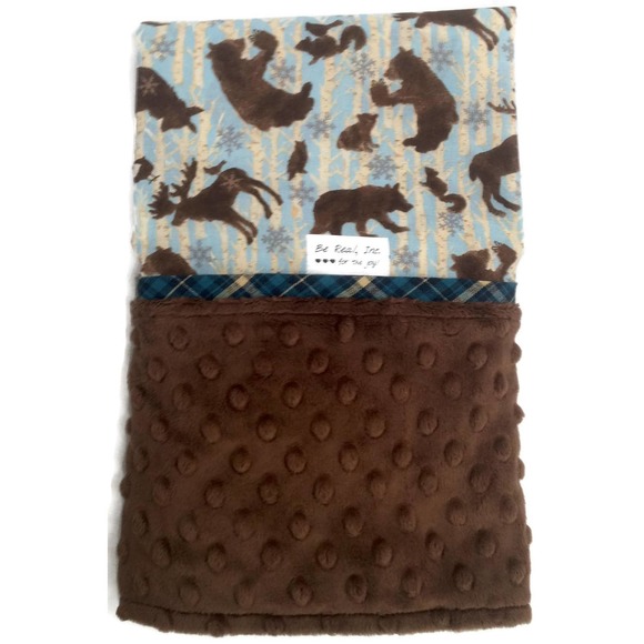 Novelty Moose Pillowcase Bundle: Forest Friends with Soft Plush Pillow Moose - Picture 6 of 7